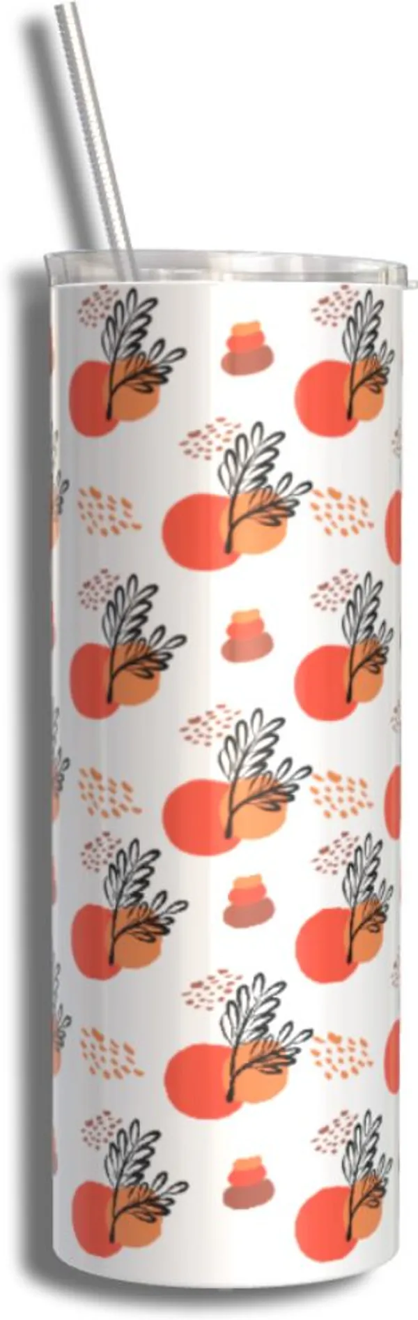BrittleBerry_Signature_Boho_Series_Tumbler_600_ml_Stainless_Steel_Sipper_(Pack_of_1,_Multicolor)