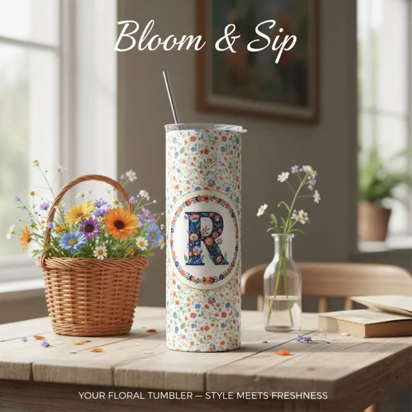 BrittleBerry_Alphabet_'R'_Tumbler_600_ml_Stainless_Steel_Sipper_(Pack_of_1,_Multicolor)