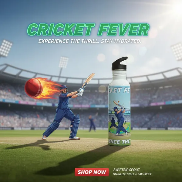 SLBB_Cricket_Fever_-_SwiftSip_Bottle_750_ml_Steel_Bottle_(Pack_of_1,_White)