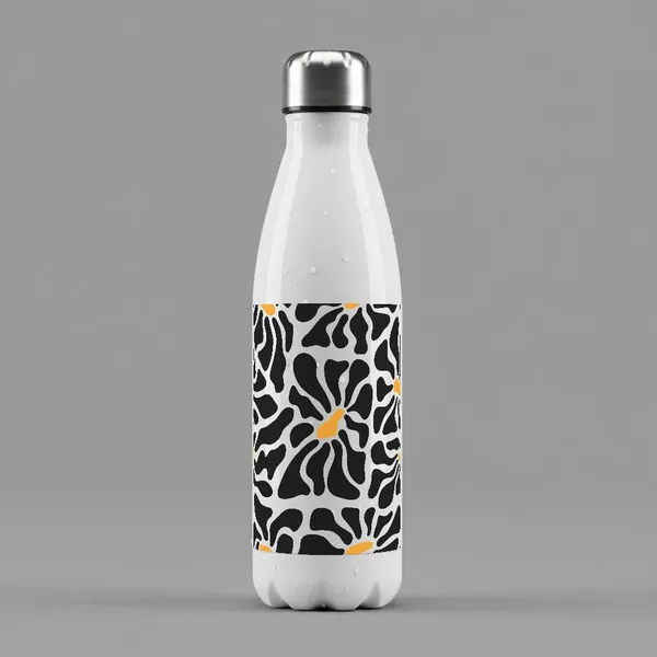 BrittleBerry_Abstract_Black_Yellow_-_Aura_Bottle_500_ml_Stainless_Steel_Flask_(Pack_of_1,_White,_Black,_Yellow)