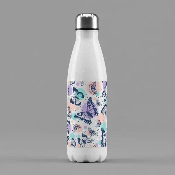 BrittleBerry_Butterflies_-_Aura_Bottle_500_ml_Stainless_Steel_Flask_(Pack_of_1,_White,_Multicolor)