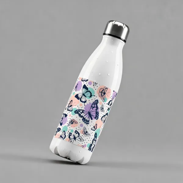 BrittleBerry_Butterflies_-_Aura_Bottle_500_ml_Stainless_Steel_Flask_(Pack_of_1,_White,_Multicolor)