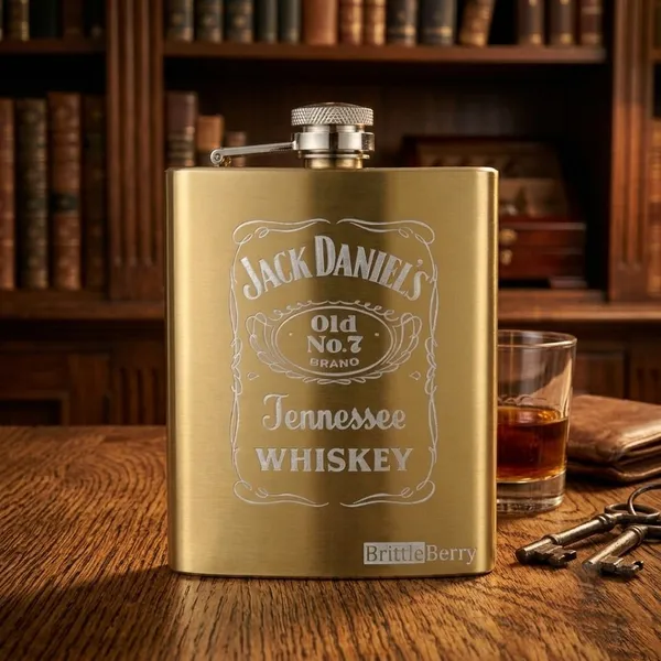 BrittleBerry_stainless_Steel_Hip_Flask_(236_ml)