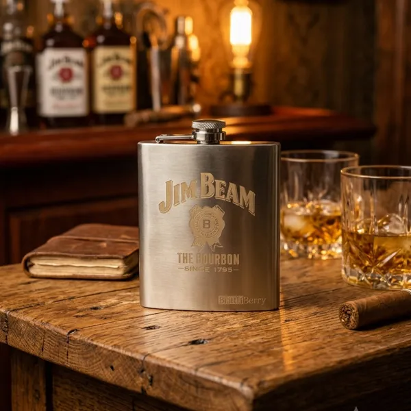 Jim_Beam_Edition_Hip_Flask_(7_oz)_–_Gold_|_Matte_Black_|_Classic_Silver
