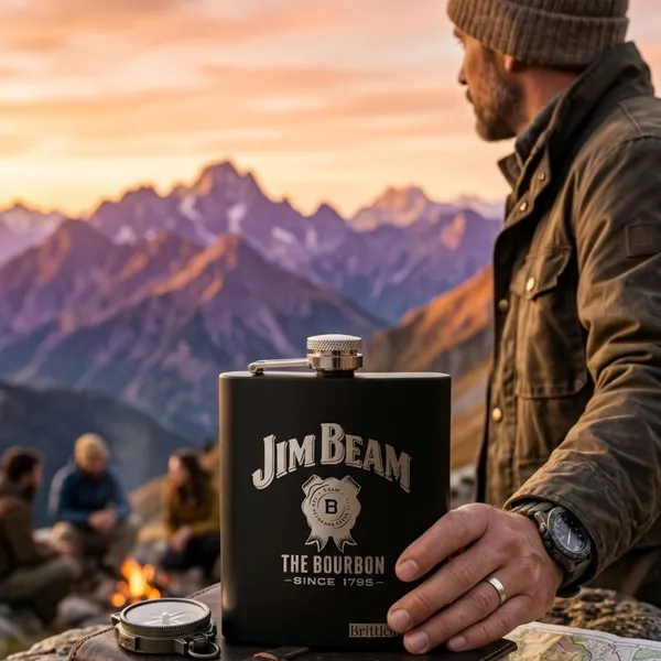 Jim_Beam_Edition_Hip_Flask_(7_oz)_–_Gold_|_Matte_Black_|_Classic_Silver