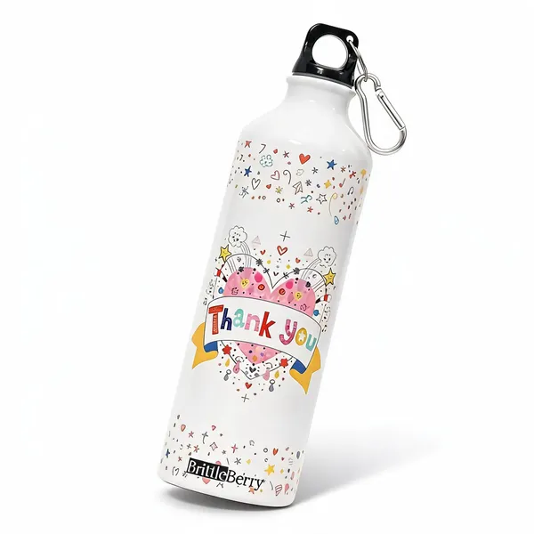 SLBB_Aluminium_Water_Bottle_-_Thank_You_750_ml_Aluminium_Sipper_(Pack_of_1,_White)