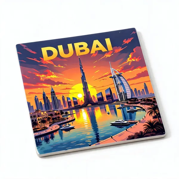 BrittleBerry_Ceramic_Tile_-_Art_Decor:_Dubai_(10.5_cm_X_10.5_cm,_DUBAI)