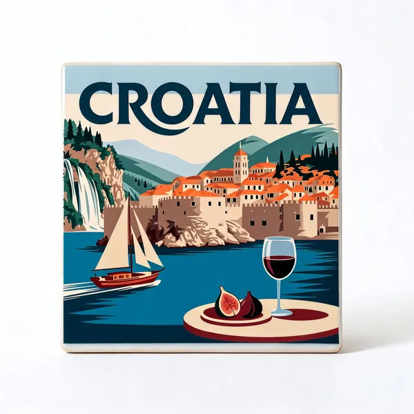 BrittleBerry_Ceramic_Tile_-_Art_Decor:_CROATIA_(10.5_cm_X_10.5_cm,_CROATIA)