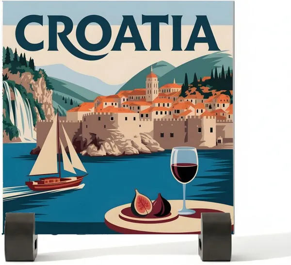 BrittleBerry_Ceramic_Tile_-_Art_Decor:_CROATIA_(10.5_cm_X_10.5_cm,_CROATIA)