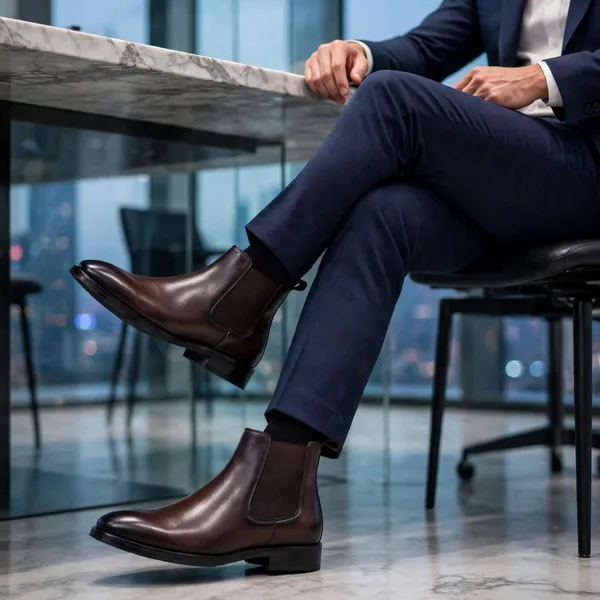 Cobbler_India_Luxury_Wholecut_Chelsea_Boots_Handcrafted_Formal_Shoes_For_Men_Black