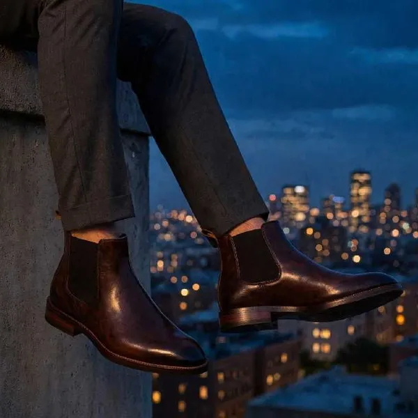 Cobbler_India_Luxury_Wholecut_Chelsea_Boots_Handcrafted_Formal_Shoes_For_Men_Black