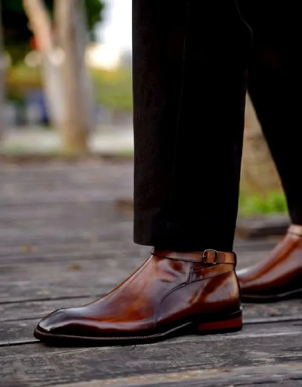 Cobbler_India_Step_In_Comfort_Men_S_Chelsea_Boots_With_Durable_Sole_Support_Black