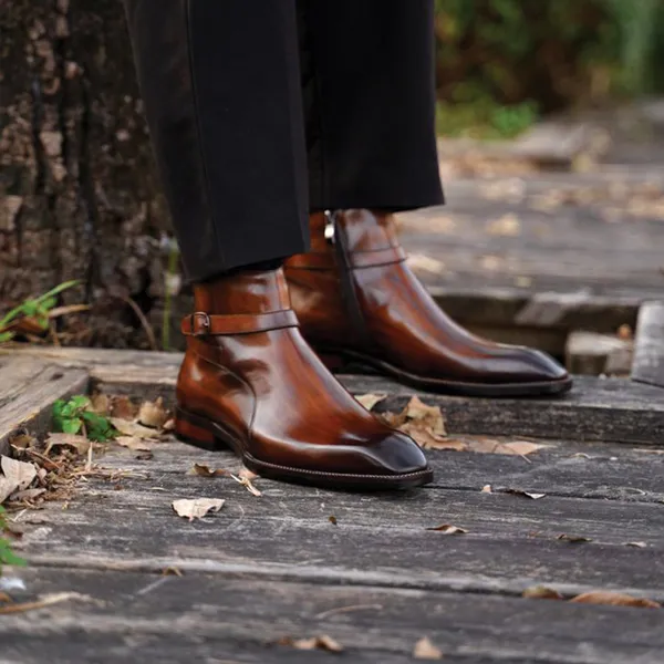 Cobbler_India_Step_In_Comfort_Men_S_Chelsea_Boots_With_Durable_Sole_Support_Black
