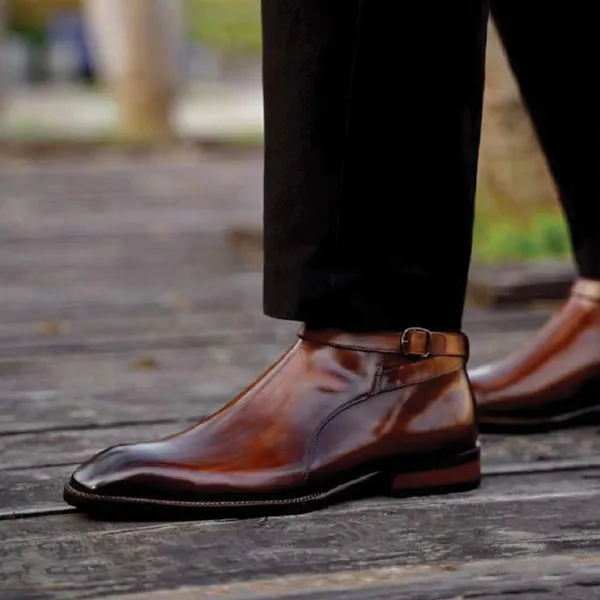 Cobbler_India_Step_In_Comfort_Men_S_Chelsea_Boots_With_Durable_Sole_Support_Black