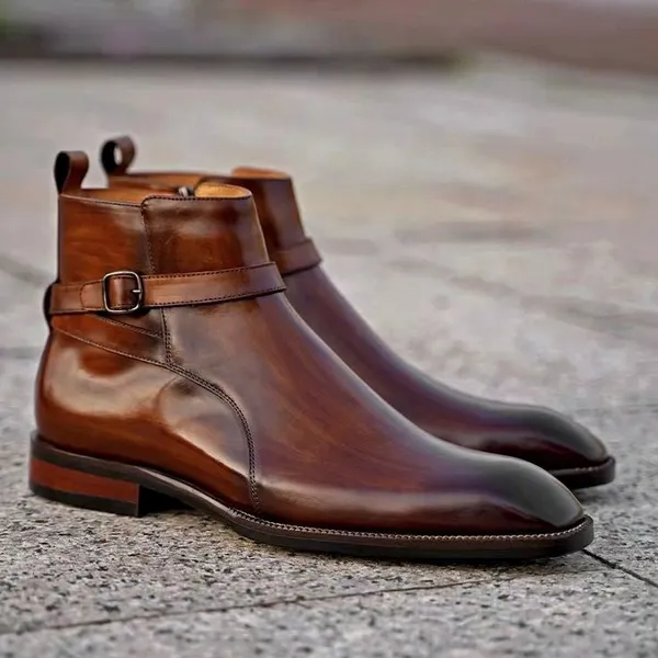 Cobbler_India_Step_In_Comfort_Men_S_Chelsea_Boots_With_Durable_Sole_Support_Black
