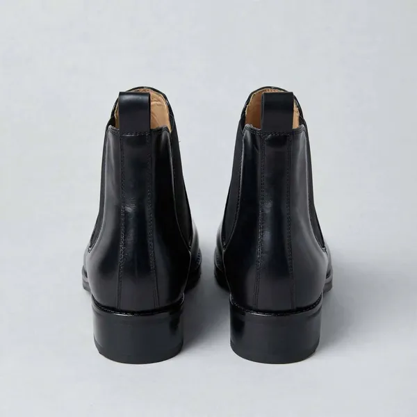 Cobbler_India_Black_Leather_Square_Toe_Chelsea_Boots_For_Men_Slip_On_Comfort_Black