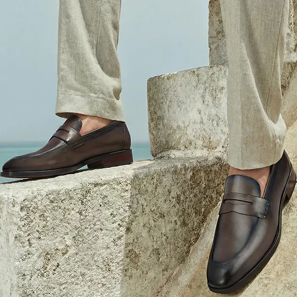 Cobbler_India_Grey_Leather_Loafers_With_Panel_Grey
