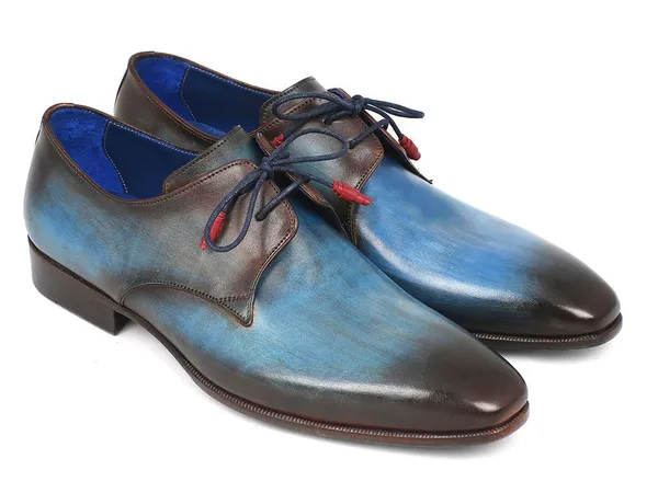 Cobbler_India_Blue_Brown_Hand_Painted_Derby_Shoes