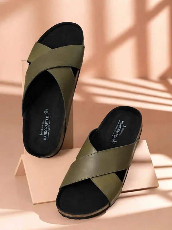 Premium_Cork_Footbed_Slip_On_Sandals_Softy_Olive
