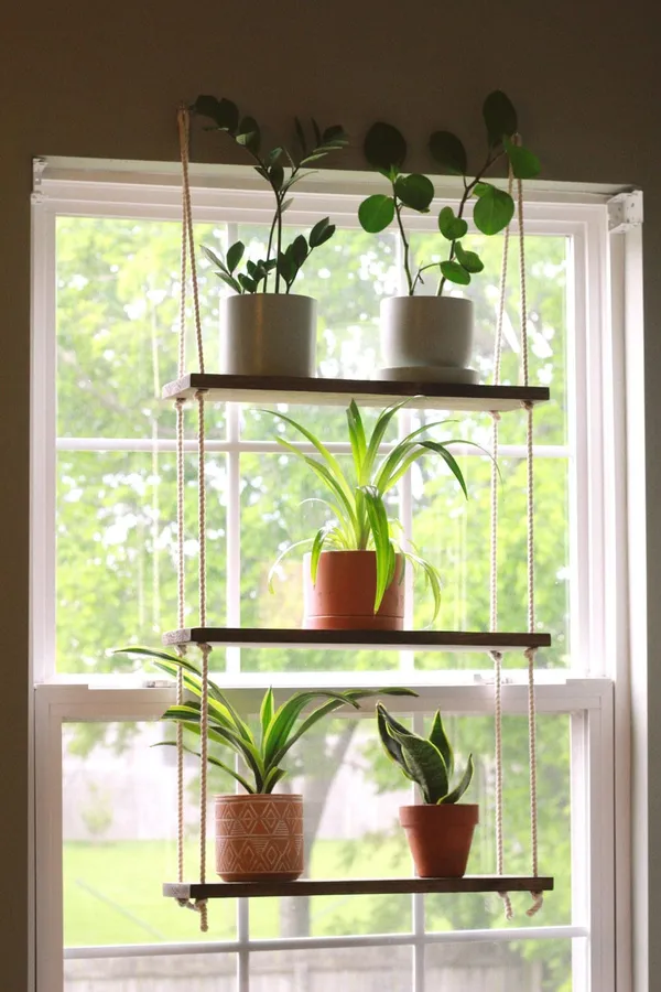 Wood_Rustic_Rope-Hung_Three-Tier_Hanging_Shelf