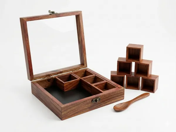 Wood_Glass_Traditional_Multi_Compartment_Spice_Box