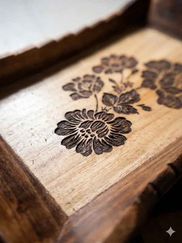 Wood_Traditional_Floral_Serving_Tray_Set