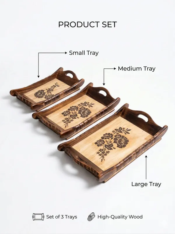 Wood_Traditional_Floral_Serving_Tray_Set