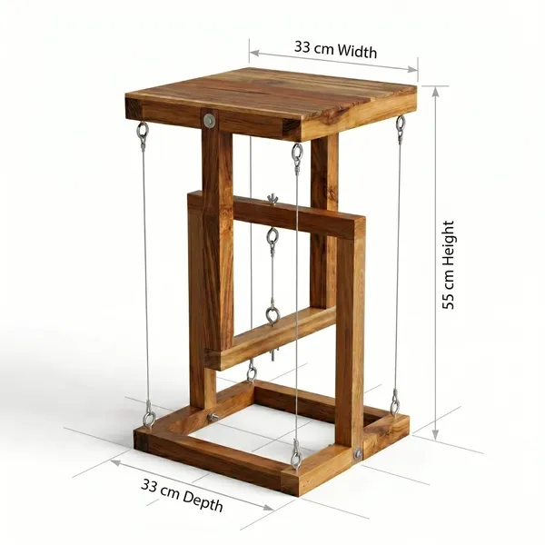 Wood_Modern_Solid_Hanging_Side_Table