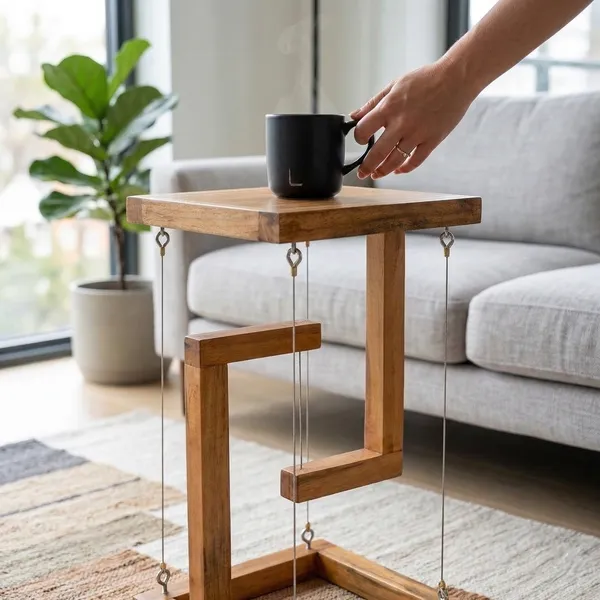 Wooden_Tensegrity_Floating_Table