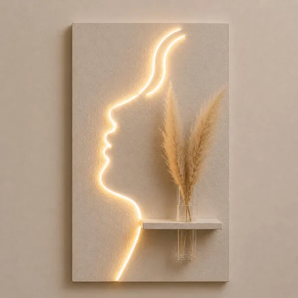 Led_Face_Wall_Decor_With_Flower_Vase_Shelf_Modern_Minimalist_Wall_Art_Default_Title