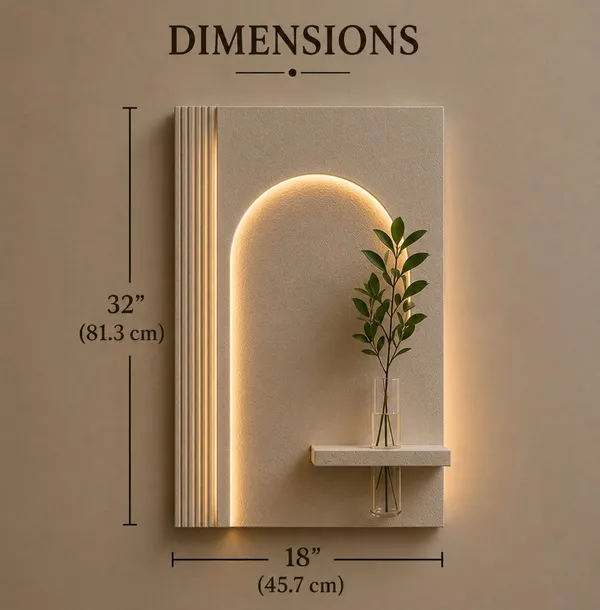Modern_Led_Arch_Wall_Decor_With_Textured_Panel_Vase_Shelf_Minimalist_Wall_Art_Default_Title