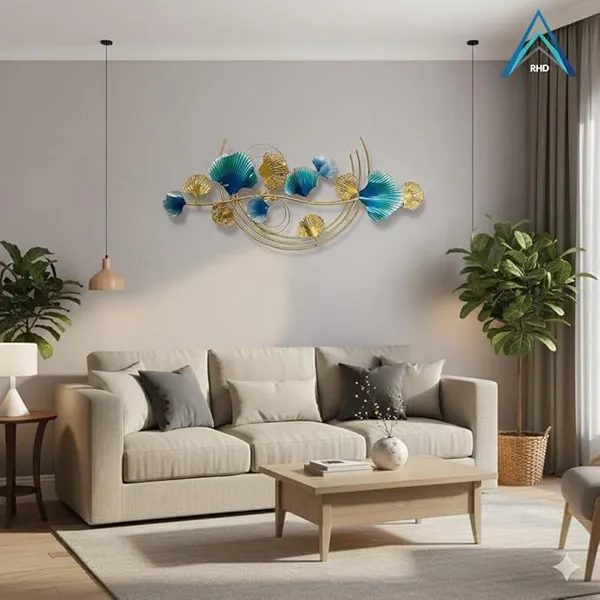 Luxury_Blue_Gold_Ginkgo_Leaf_Metal_Wall_Art_Default_Title