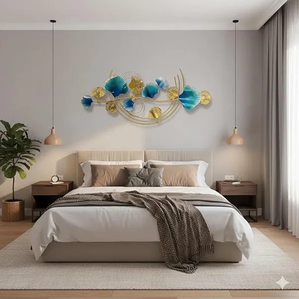 Luxury_Blue_Gold_Ginkgo_Leaf_Metal_Wall_Art_Default_Title