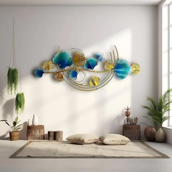 Luxury_Blue_Gold_Ginkgo_Leaf_Metal_Wall_Art_Default_Title