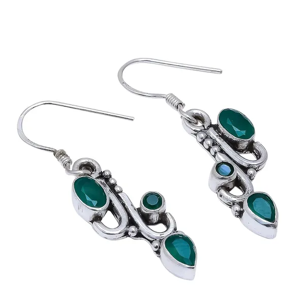 Sterling_Silver_Emerald_Earring