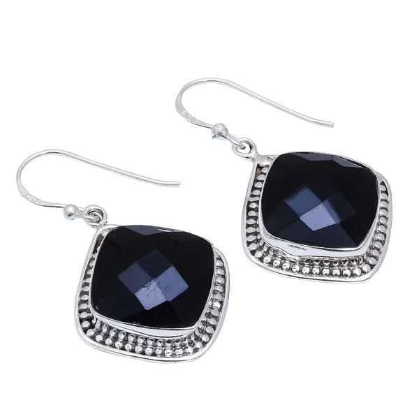 Sterling_Silver_Onyx_Earring