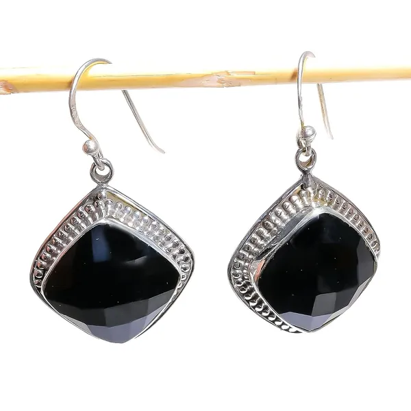 Sterling_Silver_Onyx_Earring