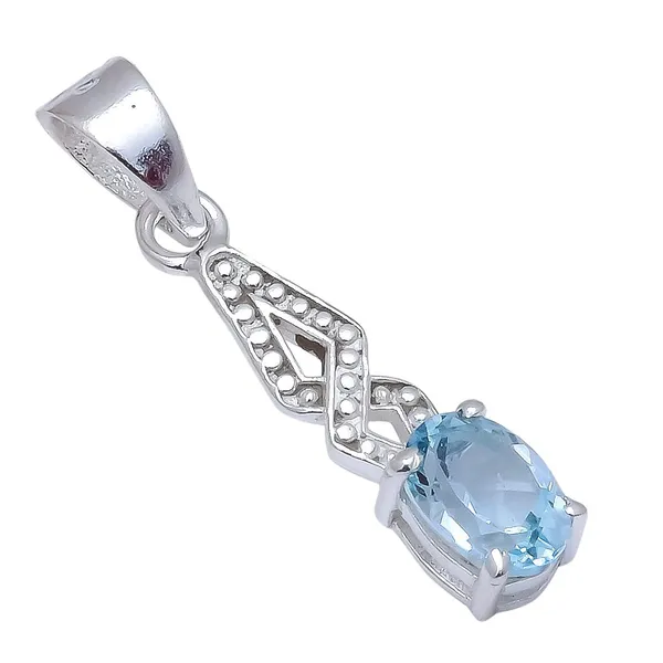 Blue_Topaz_Sterling_Silver_Pendant