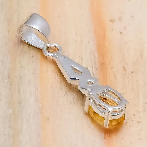 Citrine_Sterling_Silver_Pendant