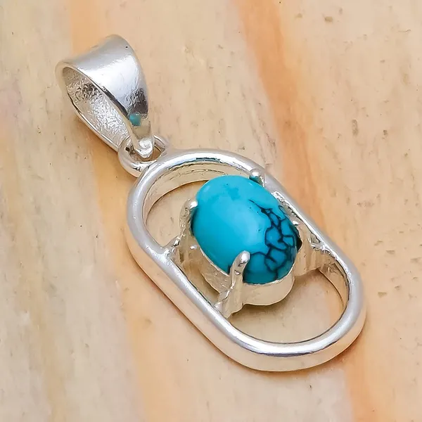 Sterling_Silver_Turquoise_Pendant