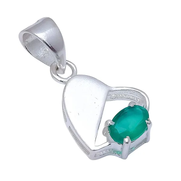 Emerald_Sterling_Silver_Pendant