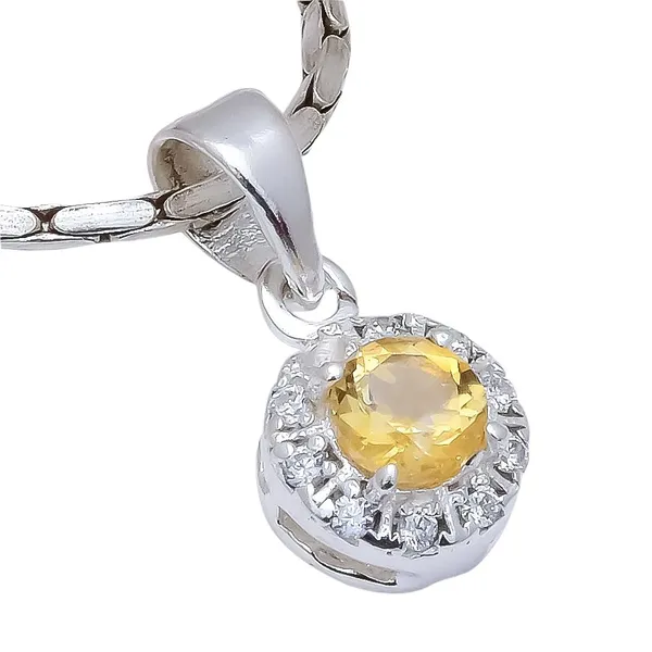 Citrine_And_White_Topaz_Sterling_Silver_Pendant