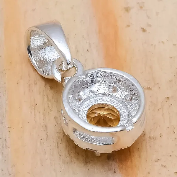 Citrine_And_White_Topaz_Sterling_Silver_Pendant