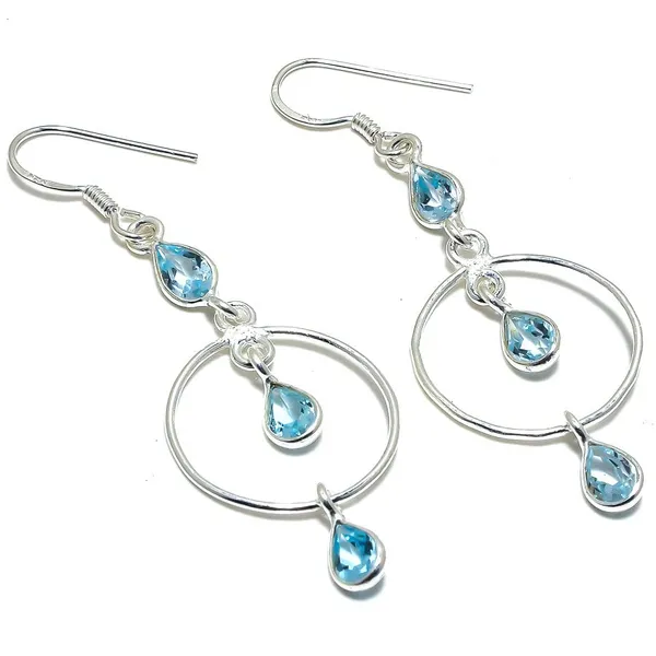 Topaz_Sterling_Silver_Earrings