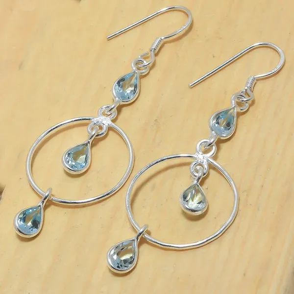 Topaz_Sterling_Silver_Earrings