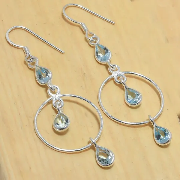 Topaz_Sterling_Silver_Earrings