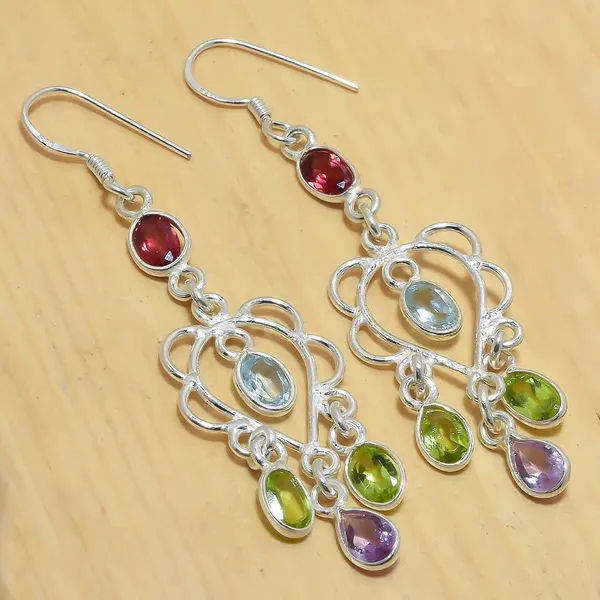 Gemstone_Sterling_Silver_Earrings