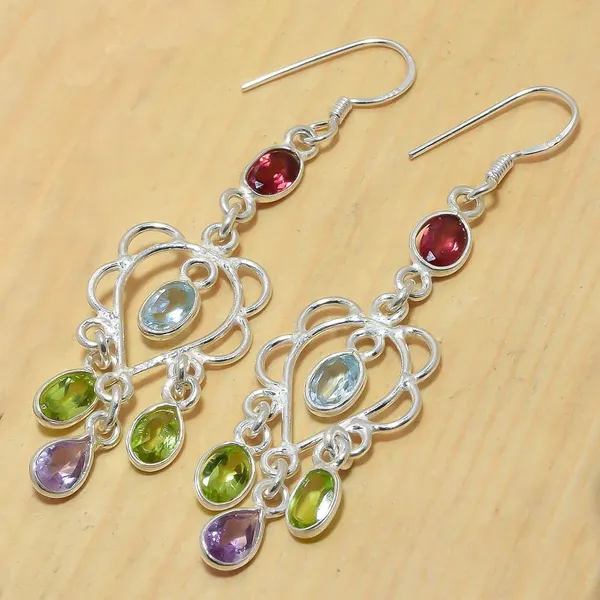 Gemstone_Sterling_Silver_Earrings