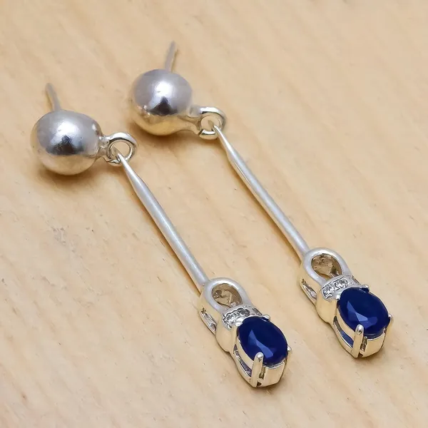 Sterling_Silver_Sapphire_Earrings
