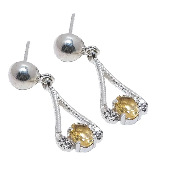 Citrine_Sterling_Silver_Earrings